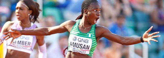 尼日利亚选手在田径项目中表现出色