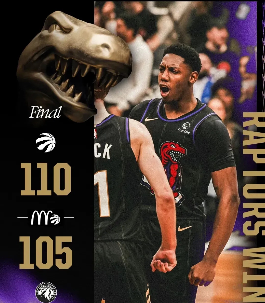 NBA球队抢夺冠军，猛龙队斗志昂扬